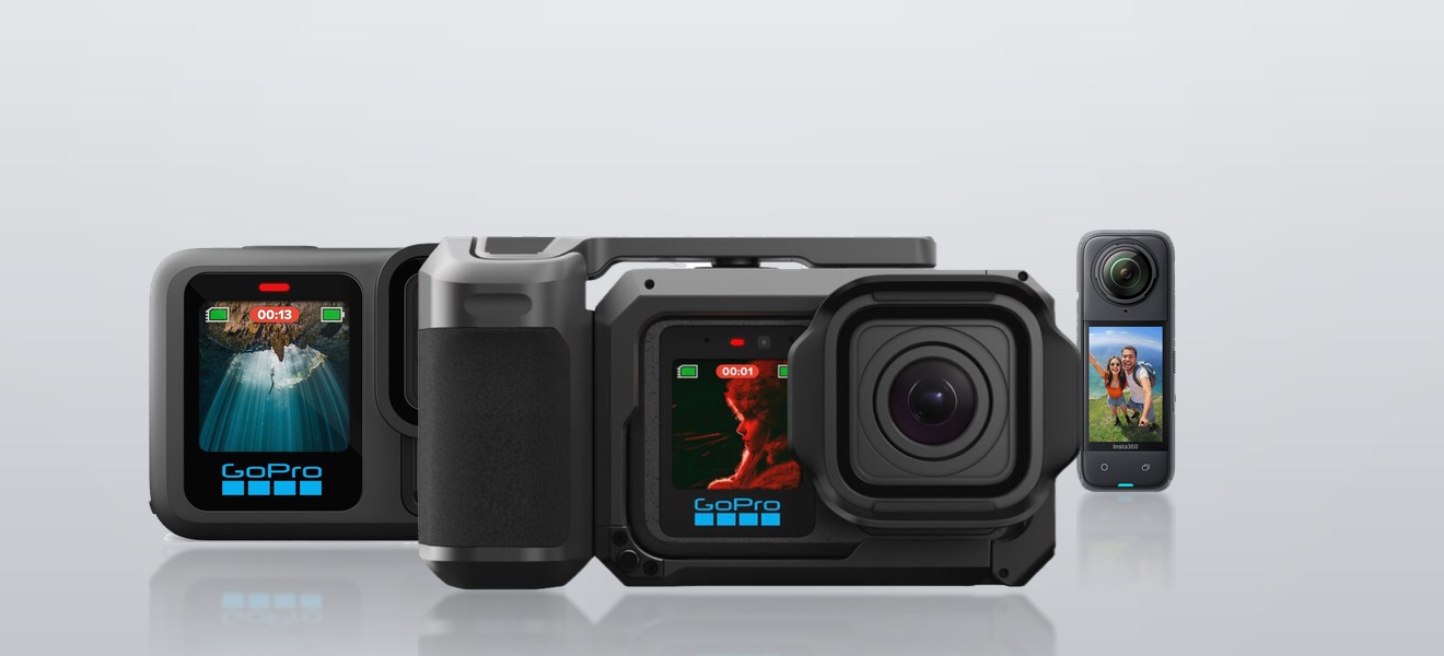 Insta360 and GoPro action cameras