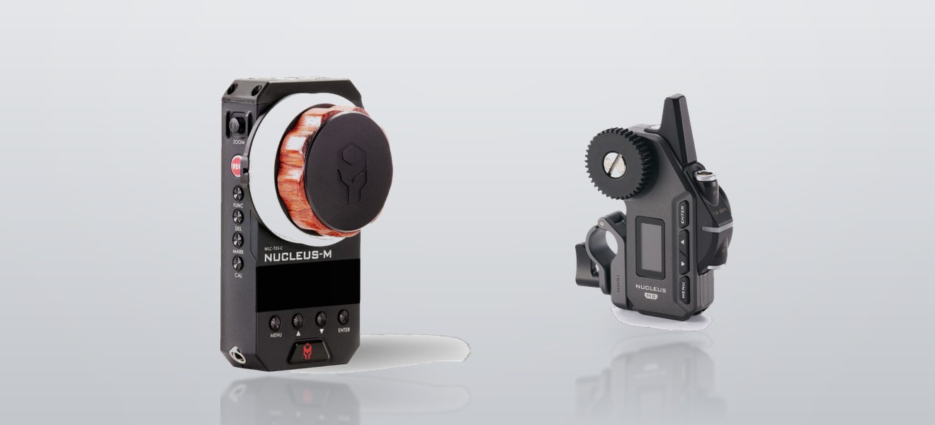 Wireless follow-focus units and matte boxes